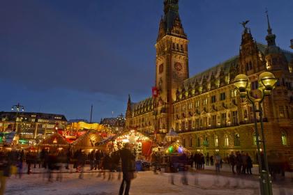 Kerst in Hamburg