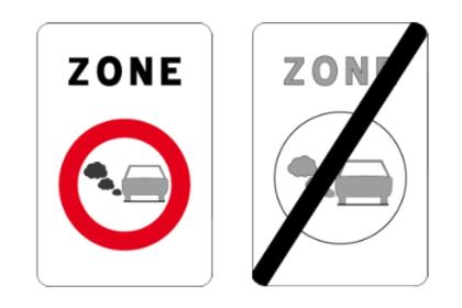 verkeersbord lez