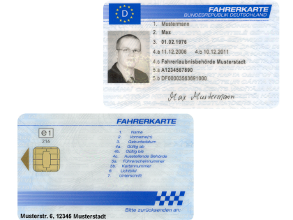bestuurderskaart Duitsland
